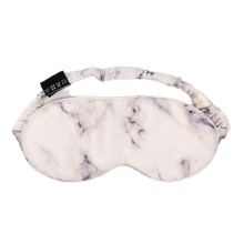 22mm White Marble  Wholesale Mulberry Silk Eye Mask 22 momme Pure Silk Eye Mask Set